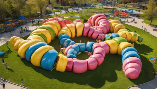 Caterpilou : une aire de jeux monumentale pour les enfants