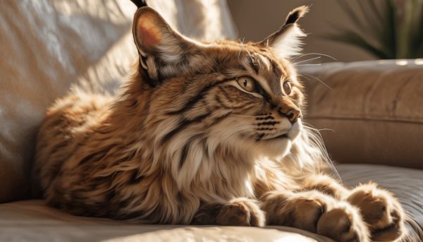 Le chat Highland lynx, un compagnon affectueux et joueur